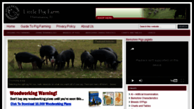 What Littlepigfarm.com website looked like in 2017 (6 years ago)