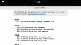 What Liveticker.macprime.ch website looked like in 2017 (6 years ago)