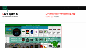 What Liveiptvx.com website looked like in 2017 (6 years ago)