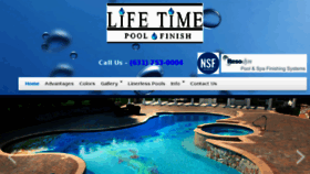 What Lifetimepoolfinishes.com website looked like in 2017 (6 years ago)