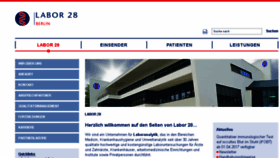 What Labor28.de website looked like in 2017 (6 years ago)