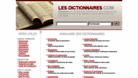 What Les-dictionnaires.com website looked like in 2017 (6 years ago)