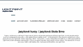 What Lightpoint.cz website looked like in 2017 (6 years ago)