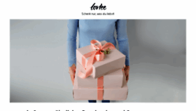 What Lovely.de website looked like in 2017 (8 years ago)