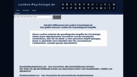 What Lexikon-psychologie.de website looked like in 2017 (9 years ago)
