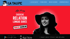 What Lataupe.fr website looked like in 2017 (6 years ago)