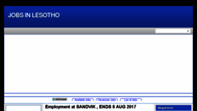 What Lesothojobs.blogspot.co.za website looked like in 2017 (6 years ago)