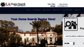 What Lahomesearch.com website looked like in 2017 (6 years ago)