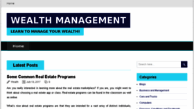 What Learnwealthmanagement.com website looked like in 2017 (6 years ago)