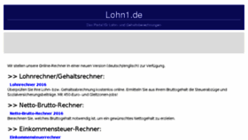 What Lohn1.de website looked like in 2017 (6 years ago)
