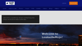 What Louisvillemojo.com website looked like in 2017 (6 years ago)