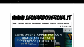 What Leonardoverona.it website looked like in 2017 (6 years ago)