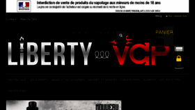 What Liberty-vap.fr website looked like in 2017 (6 years ago)