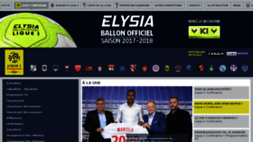 What Ligue1.fr website looked like in 2017 (6 years ago)