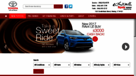 What Larryhmillertoyota.com website looked like in 2017 (6 years ago)