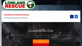 What Lowlandrescue.org website looked like in 2017 (6 years ago)