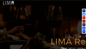What Limarestaurant.com website looked like in 2017 (6 years ago)