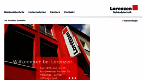 What Lorenzen.gl website looked like in 2017 (6 years ago)