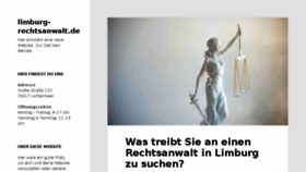 What Limburg-rechtsanwalt.de website looked like in 2017 (6 years ago)