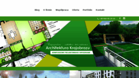 What Landscapedesign.pl website looked like in 2017 (6 years ago)