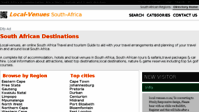 What Local-venues.co.za website looked like in 2017 (6 years ago)