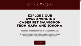 What Louismartini.com website looked like in 2017 (6 years ago)