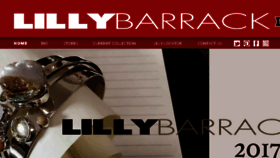 What Lillybarrack.com website looked like in 2017 (6 years ago)