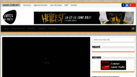 What Lordsofrock.net website looked like in 2017 (6 years ago)