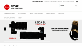 What Leicastoresoho.com website looked like in 2017 (6 years ago)