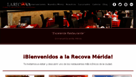 What Larecovamerida.com website looked like in 2017 (6 years ago)
