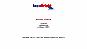 What Logicbright.com website looked like in 2017 (6 years ago)