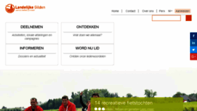 What Landelijkegilden.be website looked like in 2017 (6 years ago)