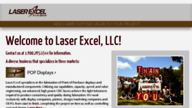 What Laserexcel.com website looked like in 2017 (6 years ago)