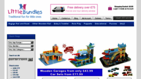 What Littlebundles.co.uk website looked like in 2017 (6 years ago)