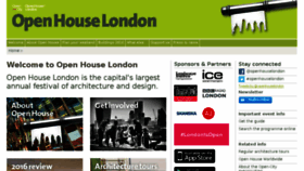 What Londonopenhouse.org website looked like in 2017 (7 years ago)