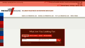 What Losspreventioncrossing.com website looked like in 2017 (6 years ago)