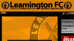 What Leamingtonfc.co.uk website looked like in 2017 (6 years ago)