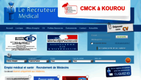 What Lerecruteurmedical.com website looked like in 2017 (6 years ago)