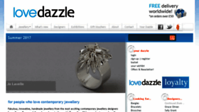 What Lovedazzle.com website looked like in 2017 (6 years ago)