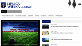What Lipnicawielka.pl website looked like in 2017 (6 years ago)