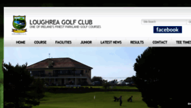What Loughreagolfclub.com website looked like in 2017 (6 years ago)