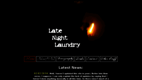 What Latenightlaundry.com website looked like in 2017 (6 years ago)