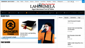 What Lahorimela.com website looked like in 2017 (6 years ago)