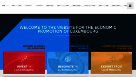 What Luxembourgforbusiness.lu website looked like in 2017 (6 years ago)
