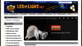 What Leditlight.net website looked like in 2017 (6 years ago)