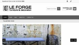 What Leforge.com.au website looked like in 2017 (6 years ago)