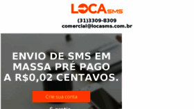 What Locasms.com.br website looked like in 2017 (6 years ago)