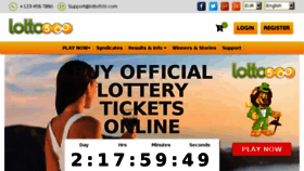 What Lotto500.com website looked like in 2017 (6 years ago)