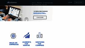 What Licitamos.cl website looked like in 2017 (8 years ago)