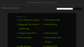 What Lebonfilm.net website looked like in 2017 (6 years ago)